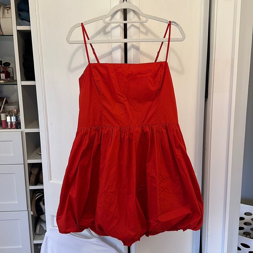 Abercrombie red bubble dress